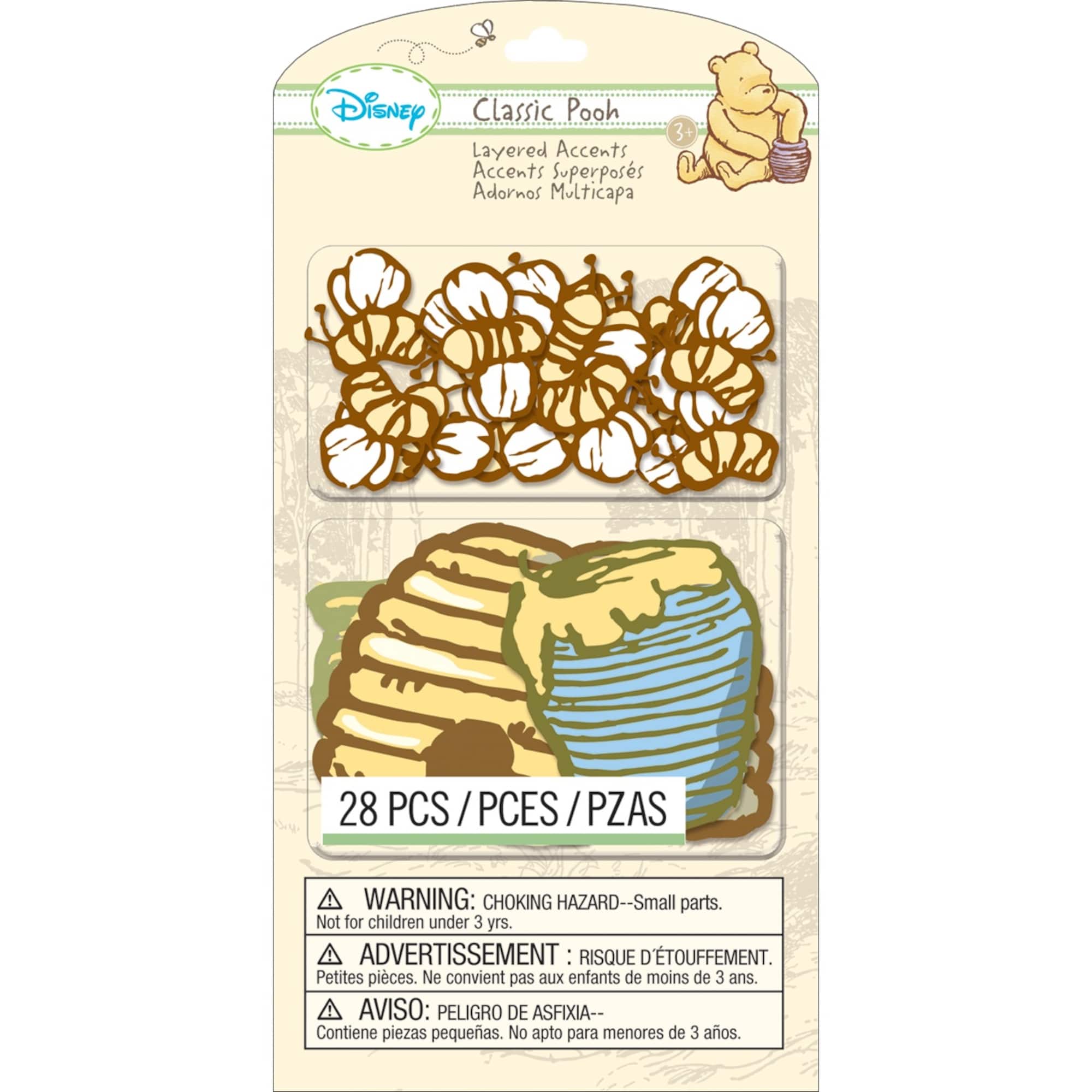 Disney Layered Accents 28/Pkg-Classic Pooh